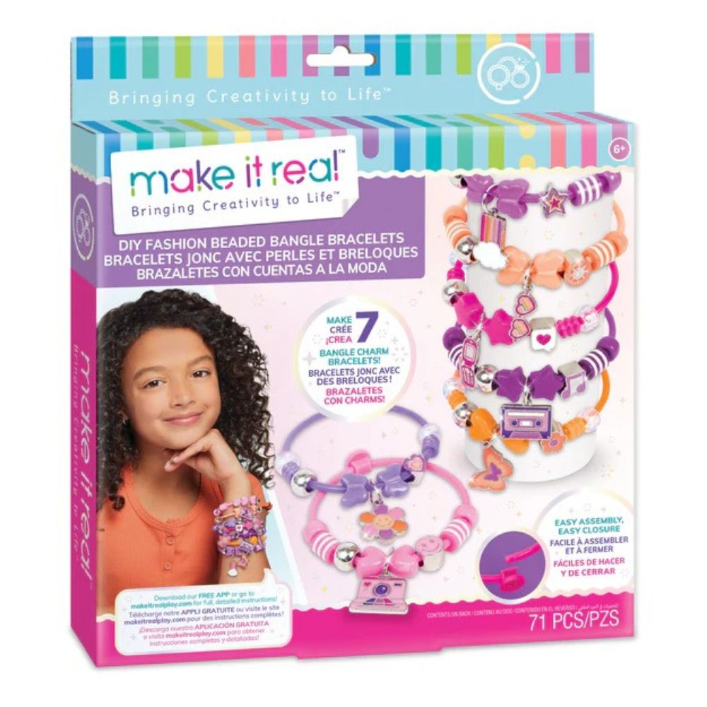 Make It Real Brazaletes Con Cuentas A La Moda 8+ 71Pzs