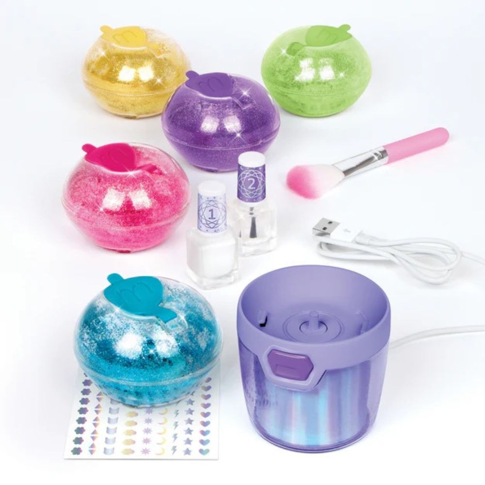 Make It Real Estudio De Manicura Con Glitter 8+ 11Pzs