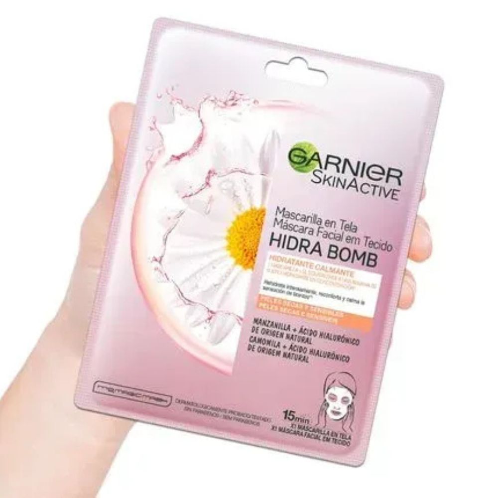 Mascarilla Facial Garnier SkinActive Camomila Calma 28gr