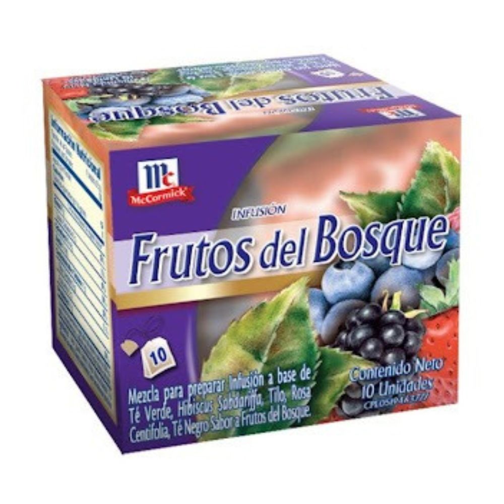 McCormick Infusión De Té Frutos Del Bosque 10 Und
