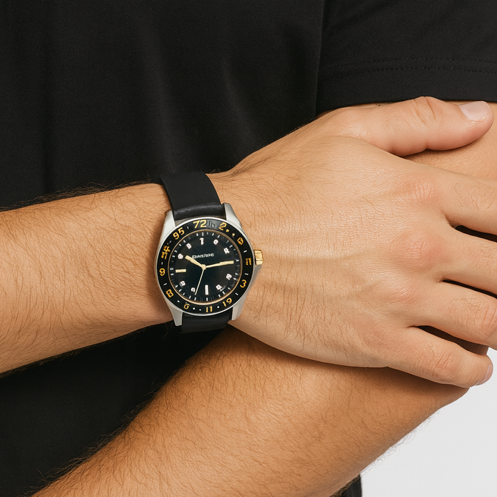 Steve Madden Reloj Para Caballero Black