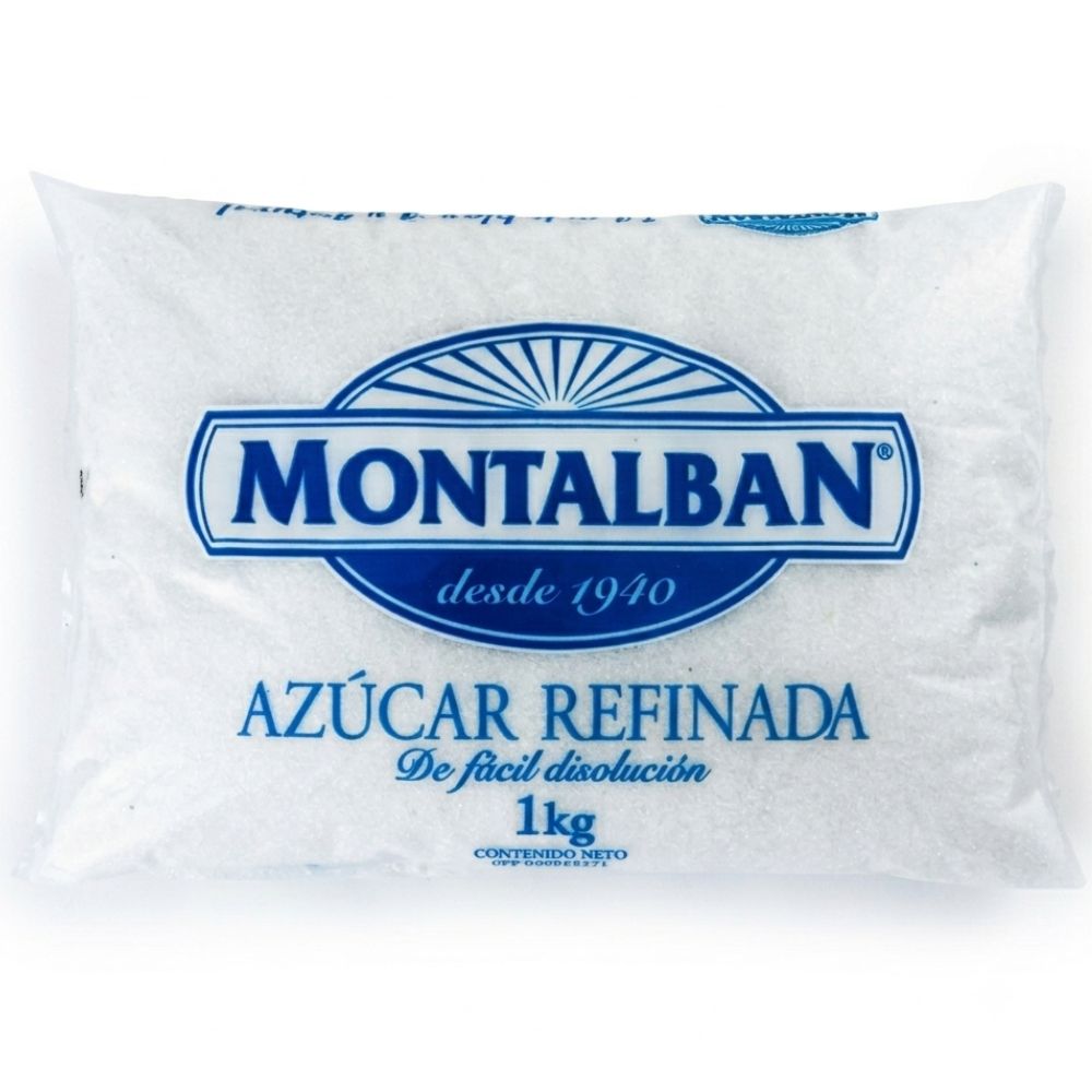 Azúcar Montalban Refinada Bolsa Plástica 1 kg