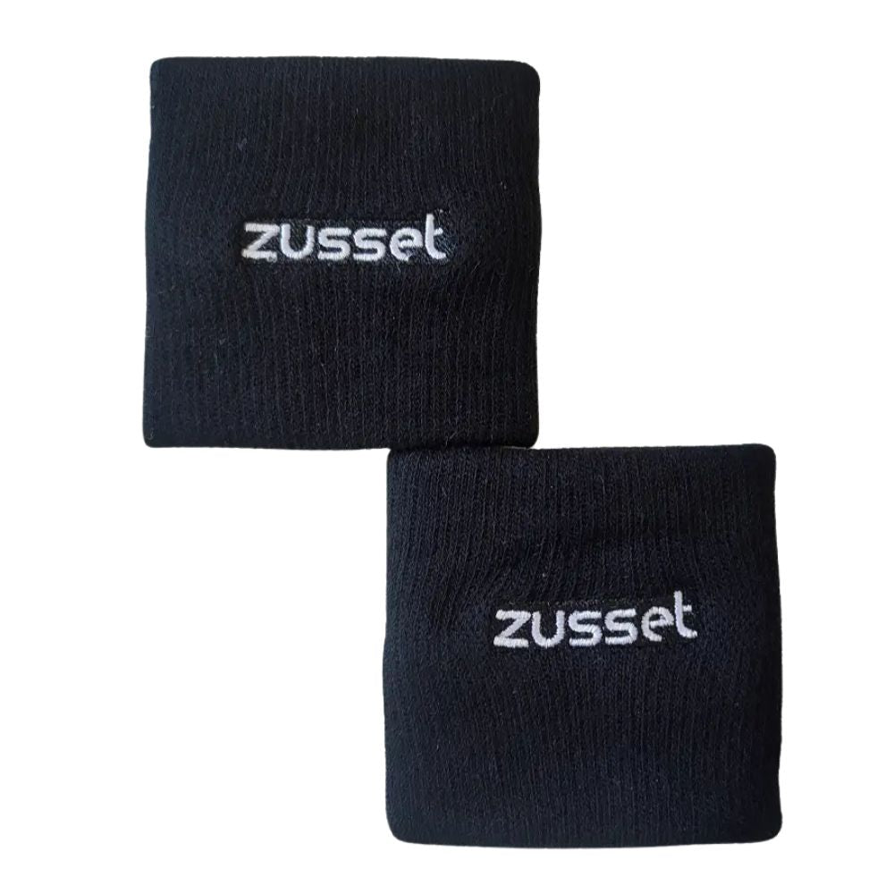 Zusset Muñequeras Cortas 2pk Para Padel Negra 8-8cm