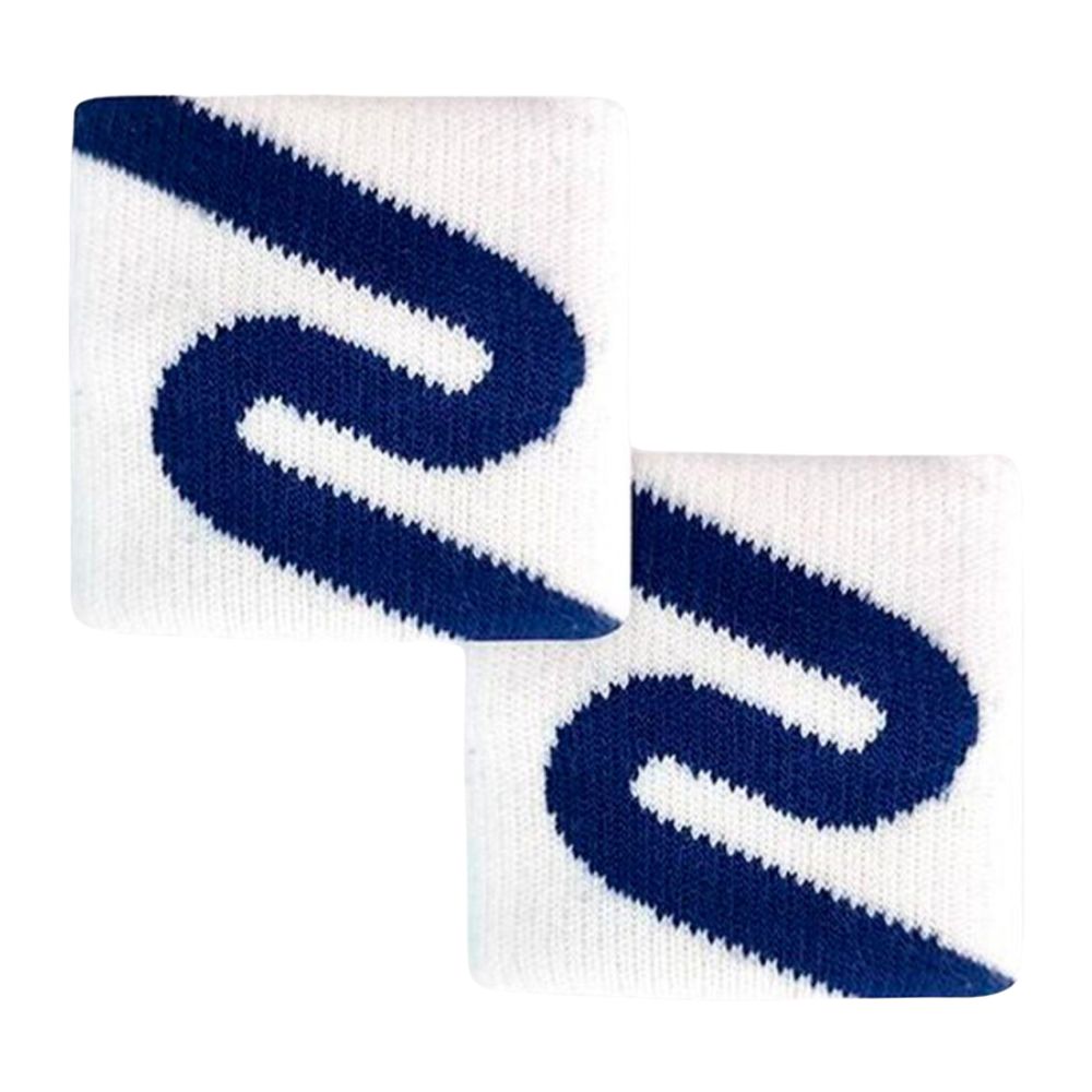 Muñequeras Cortas 2pk Zusset Blanco/Azul 8-8cm