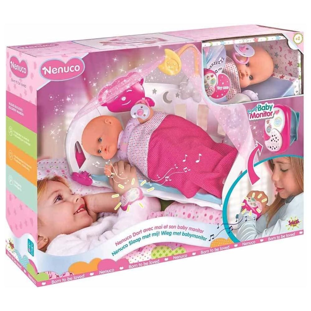 Nenuco Muñeca Duerme Conmigo y Monitor