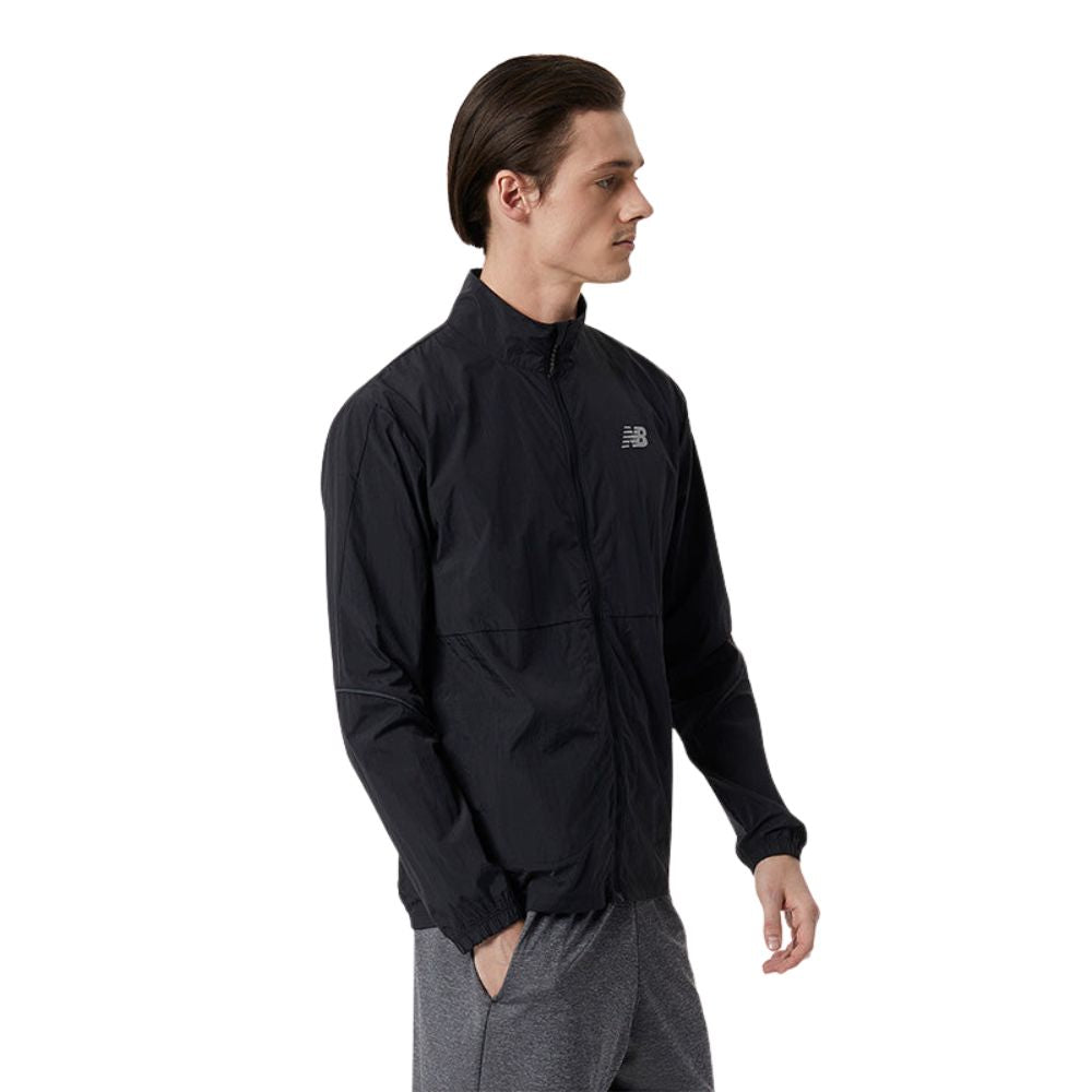 New Balance Chaqueta Impact Run Para Caballero Negra