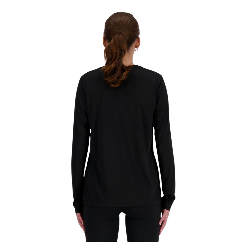 New Balance Manga Larga Sport Essentials Camiseta Para Dama