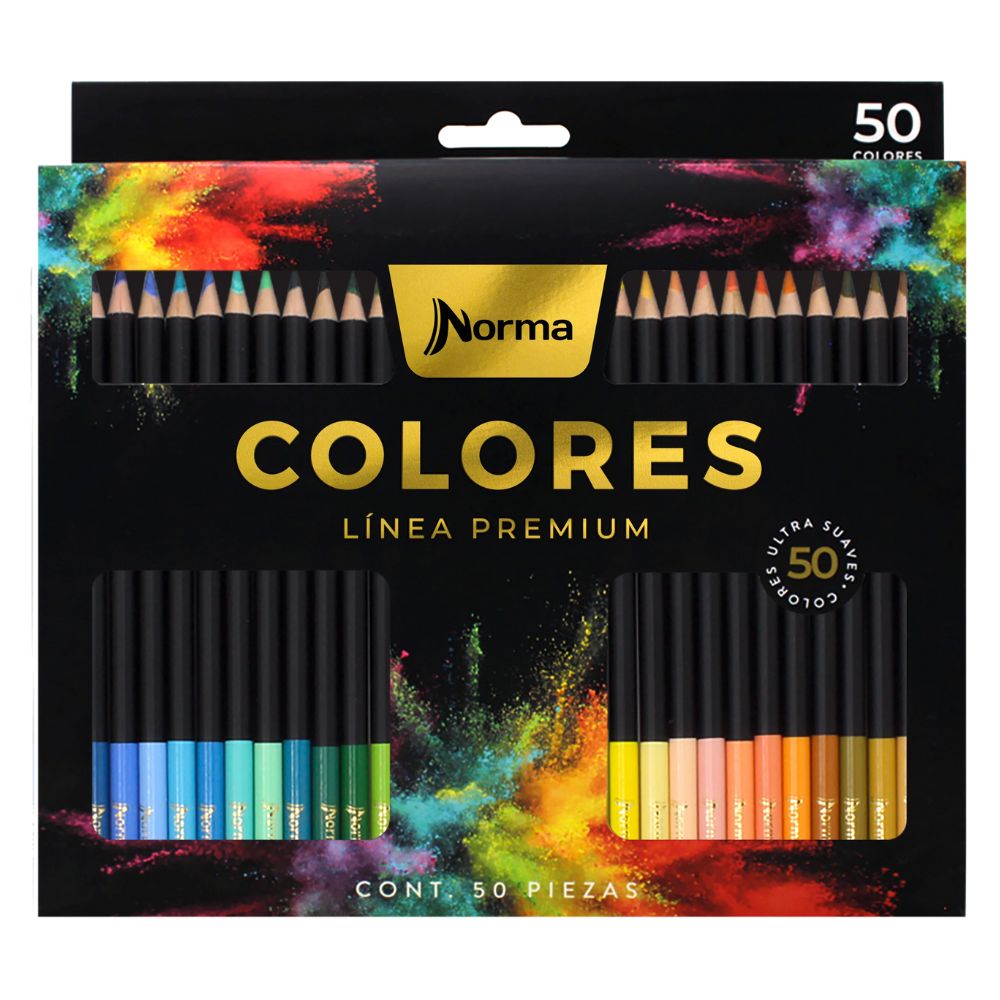 Norma Lápices De Colores Premium 50 Und