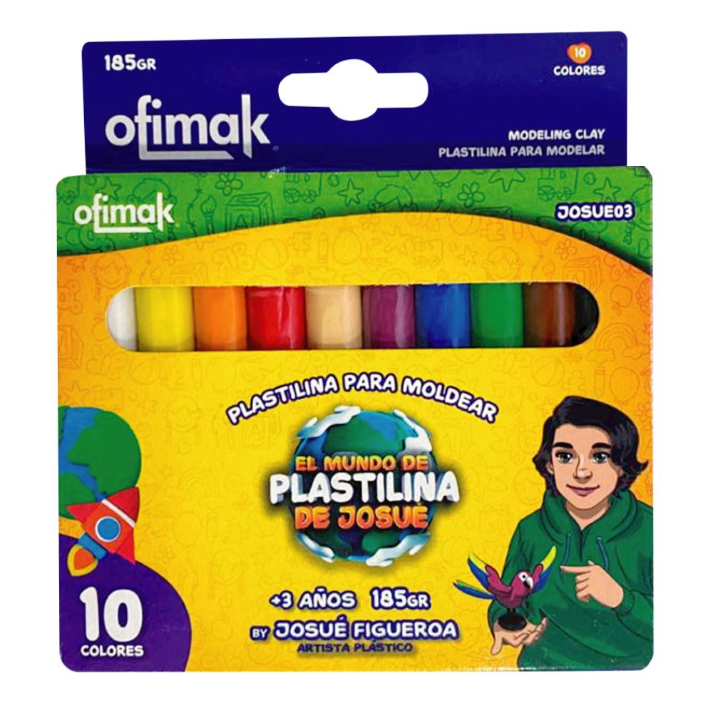 Ofimak Plastilina Josue 10 unidades
