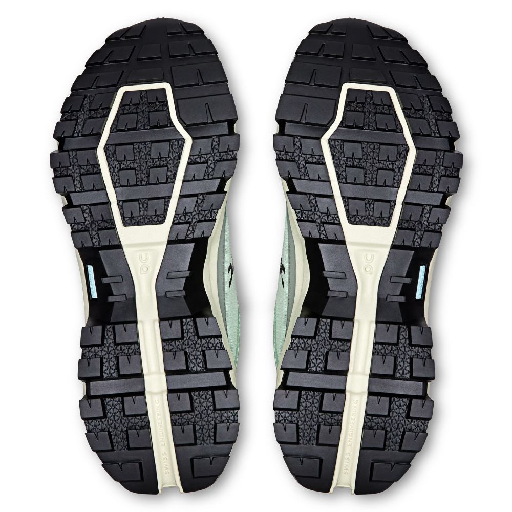 On Zapatos Trail Para Damas Cloudrock Low Waterproof Mineral Aloe