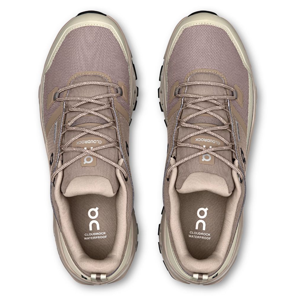 On Zapatos Trail Para Caballeros Cloudrock Low Waterproof Cinder Fog