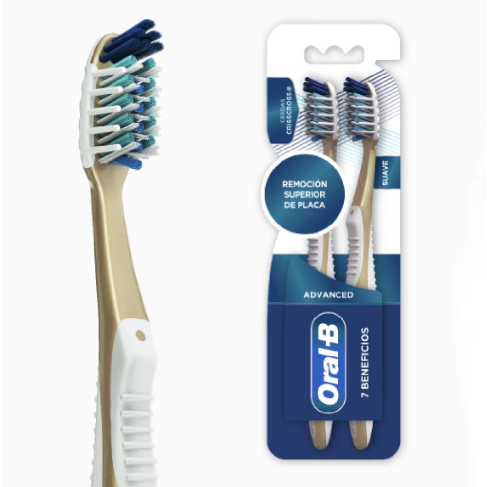 Oral-B Cepillo Dental Advanced 7 Beneficios