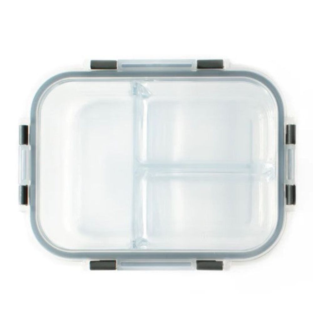 Orii Glass Contenedor Food Storage Compartment Rectangular Mediano 1pc