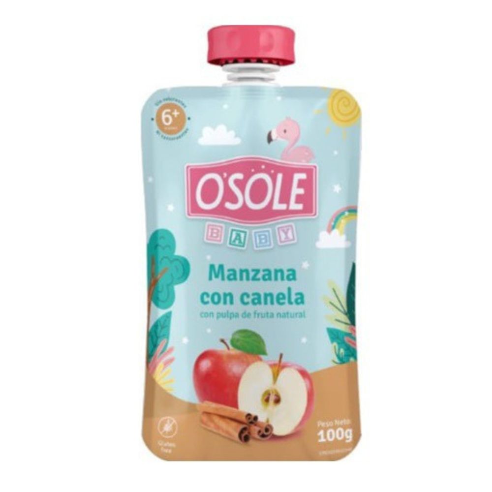 Osole Compota Sabor A Manzana Con Canela 100gr