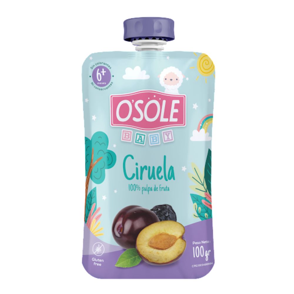 Osole Compota Sabor A Ciruela 100gr