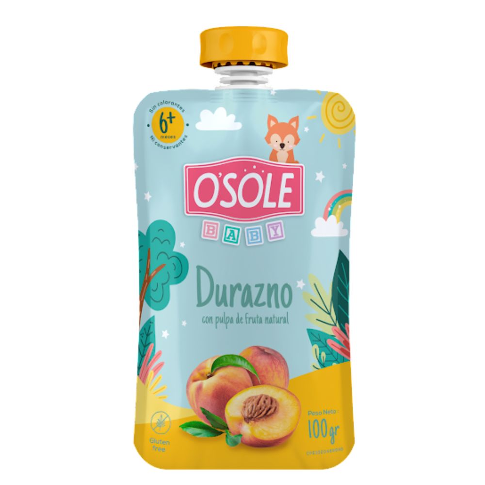 Osole Compota Sabor A Durazno 100gr