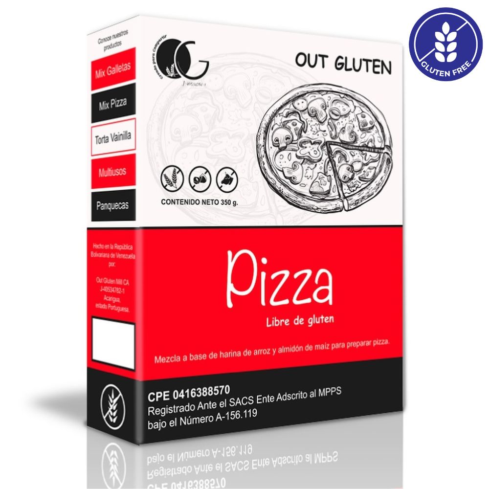 Out Gluten Mezcla Para Pizza 40gr