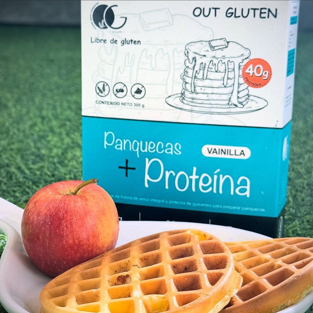 Out Gluten Mezcla Para Panquecas + Proteína Sabor Vainilla 40gr