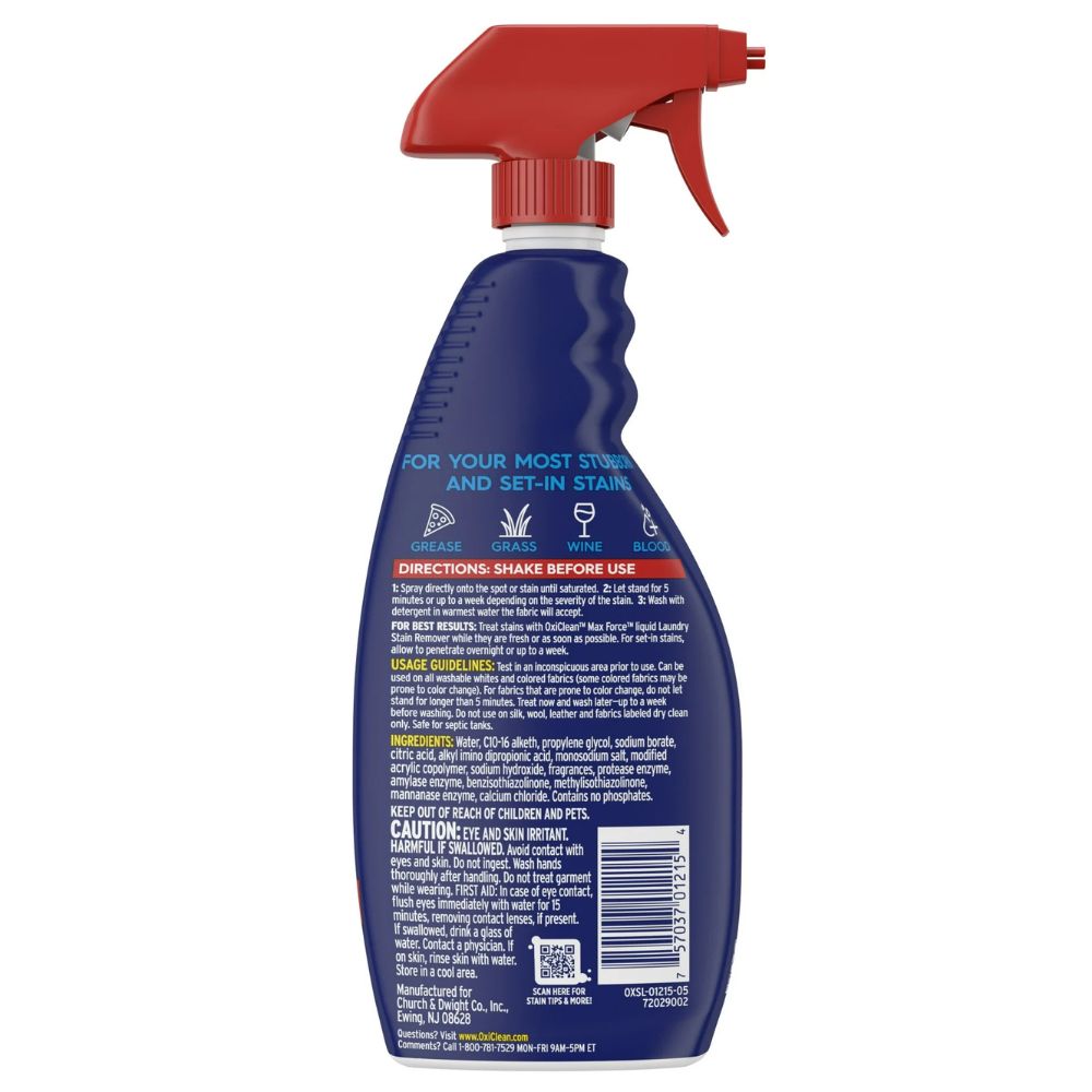 OxiClean Max Force Quitamancha Laundry Stain Remover 5in1 Power 473ml