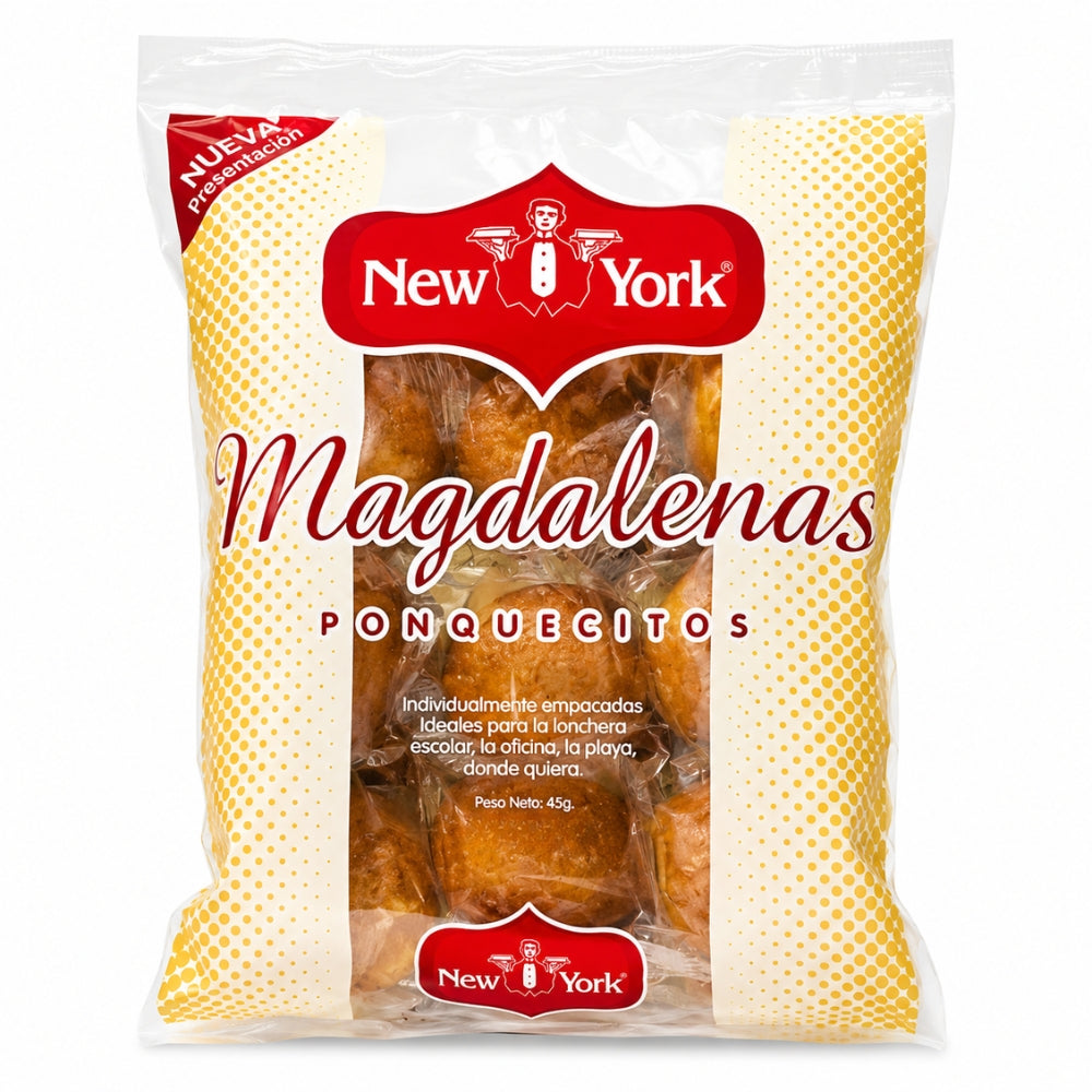 New York Magdalenas (Ponquecitos) 9 Unidades