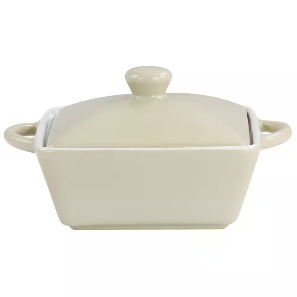 Caserola Martha Stewart With Lid 10cm Beige