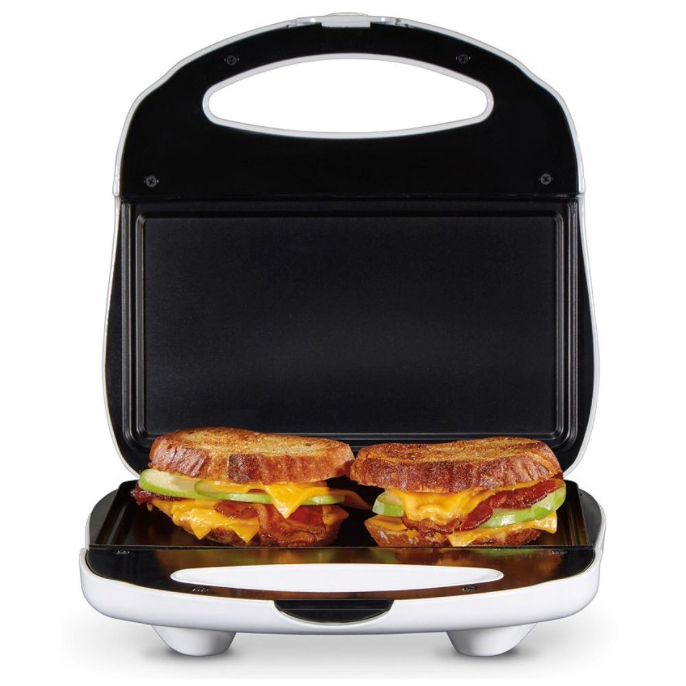Proctor Silex Tostadora De Sandwich Antiadherente Blanca