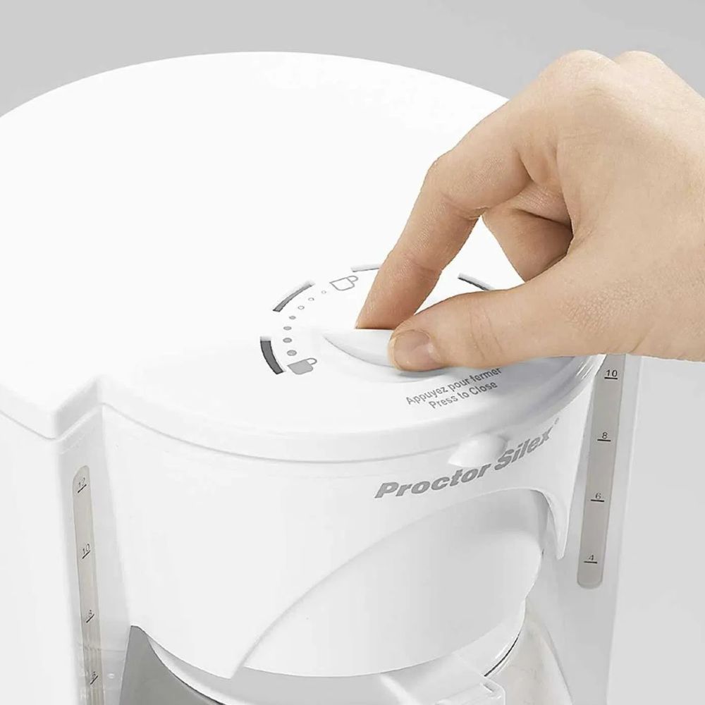 Proctor Silex Cafetera 12 Tazas Blanca
