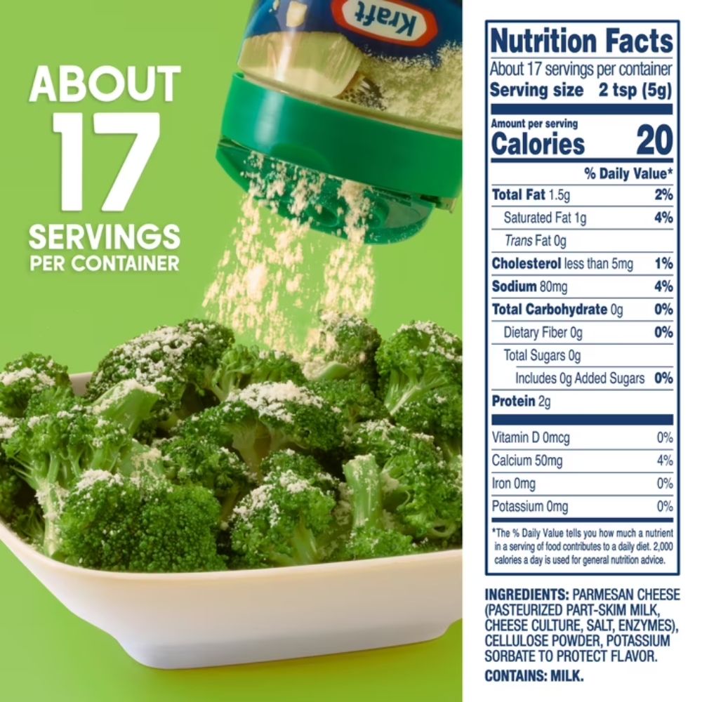 Kraft Grated Parmesan Cheese 85gr