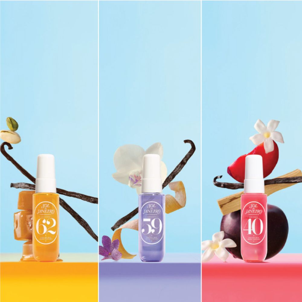 Sol De Janeiro Sunny. Sultry Delicious Cheirosa Perfume Mist Discovery Set 3 Und