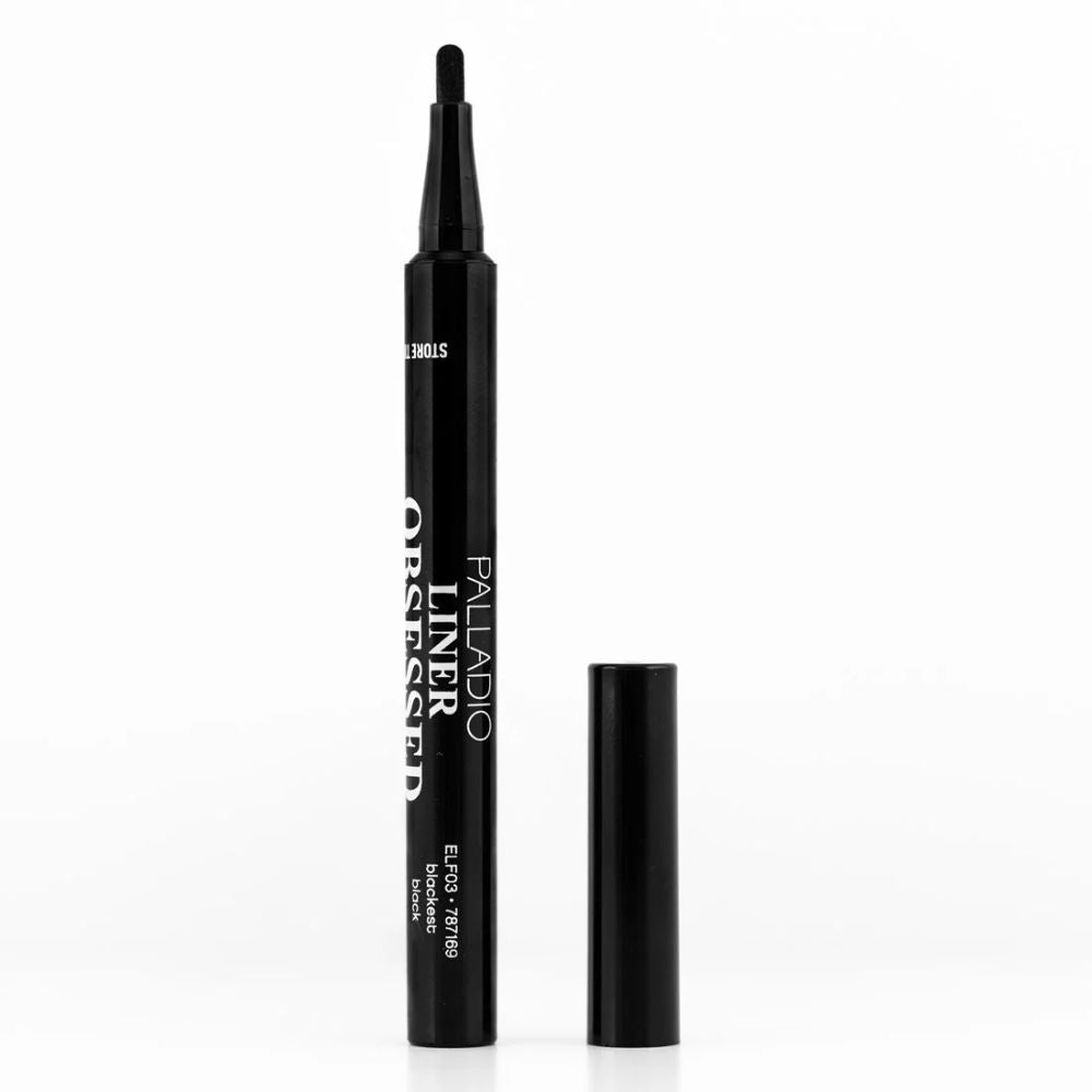 Palladio Delineador De Ojos Liner Obsessed 2en1 Blackest Black 1ml