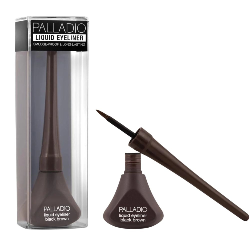 Palladio Delineador De Ojos Líquido Black Brown 3.8ml