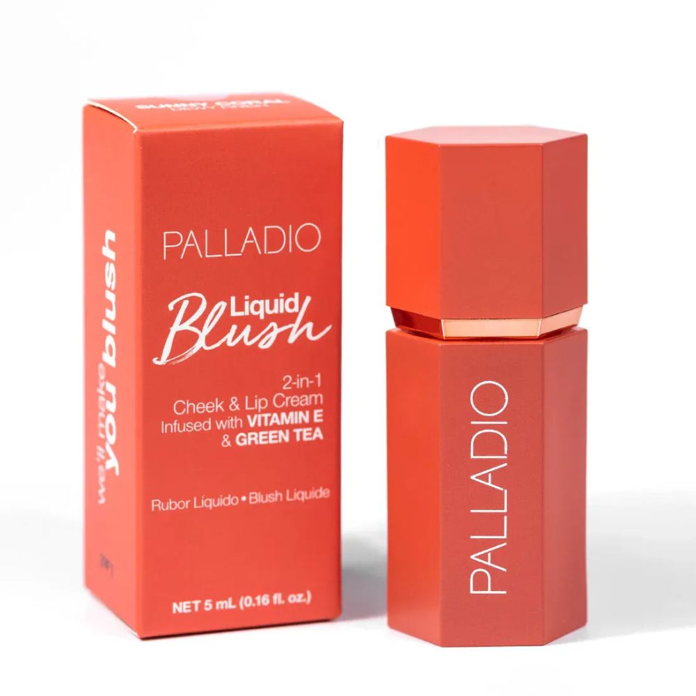Palladio Rubor Líquido Sunny Coral 5ml