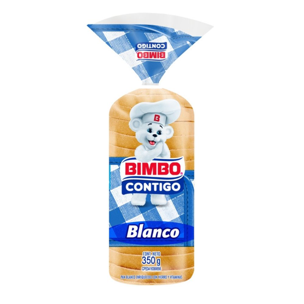 Bimbo Pan Blanco Contigo 350 gr