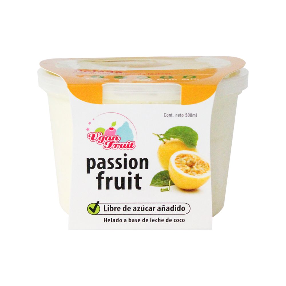 V'gan Fruit Helado Passion Fruit 500ml