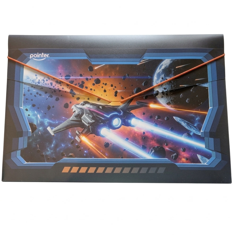 Pointer Carpeta Horizontal Con Liga Space