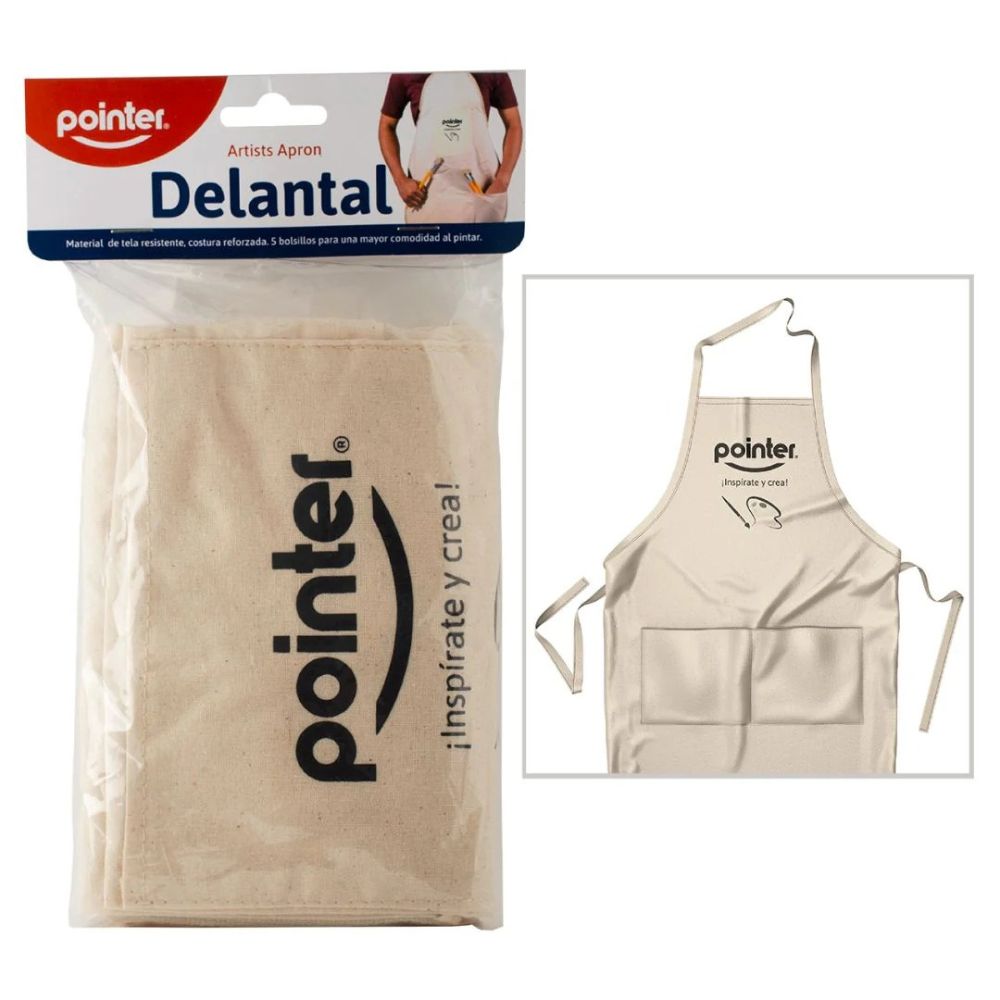 Pointer Delantal Artístico Color Beige