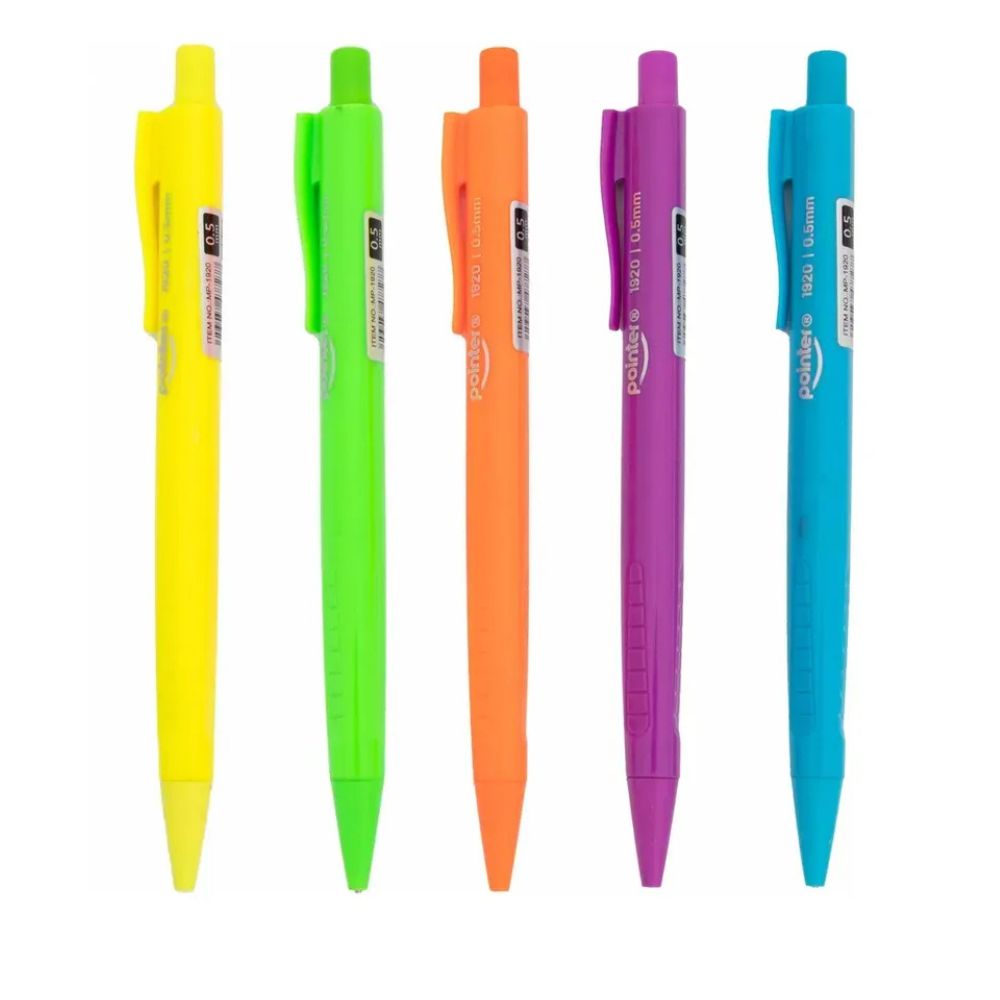 Pointer Portaminas 0.5mm HB-2B Colores Neon Surtidos