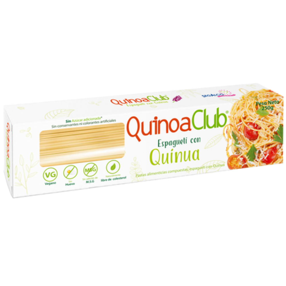 QuinoaClub Pasta Quinoa Spaguetti 250gr