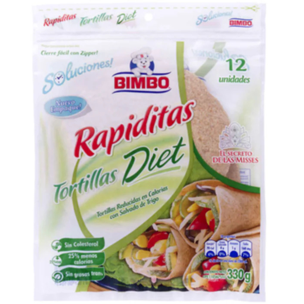 Tortillas Bimbo Diet 330 gr