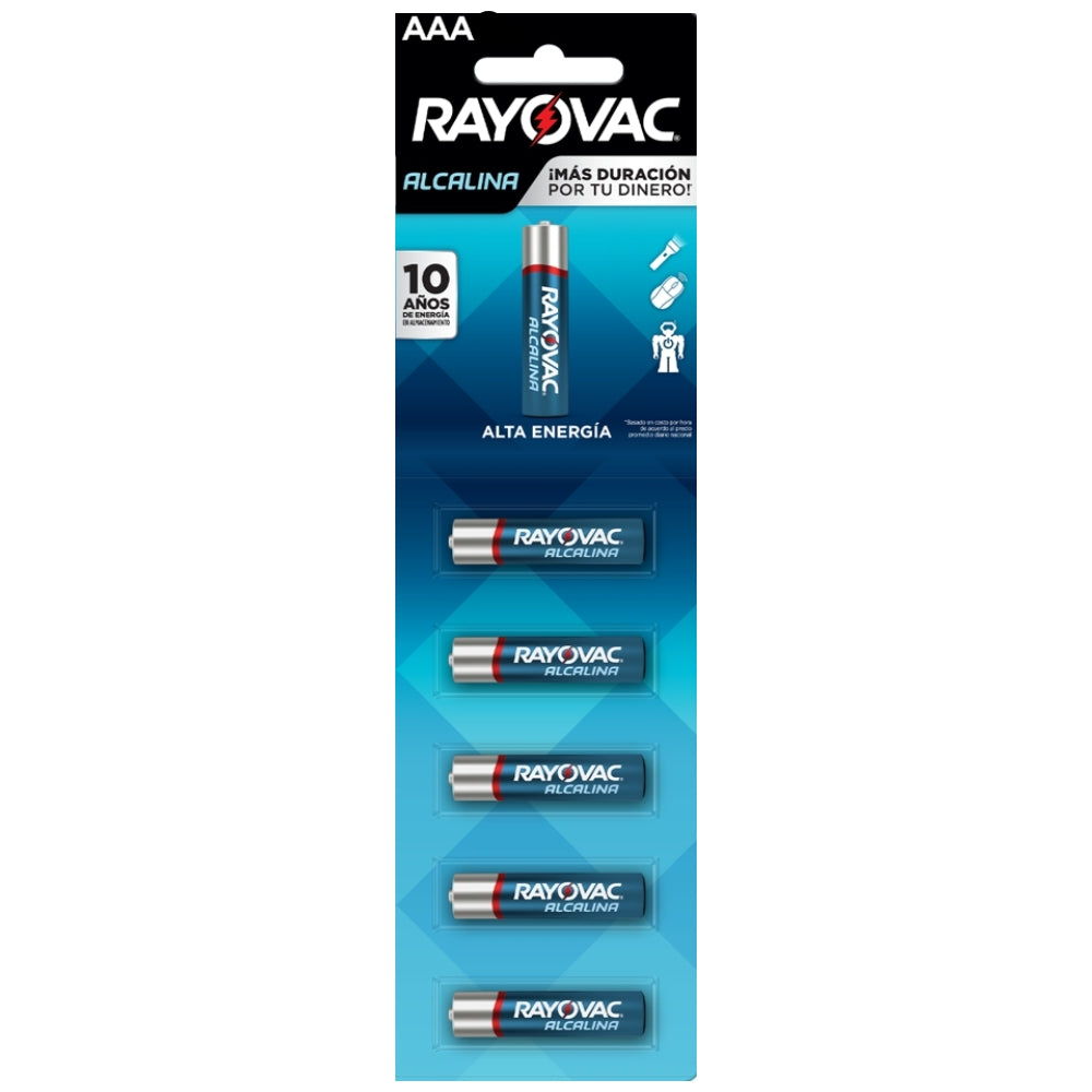Rayovac Pilas Alkalinas Multi Blister AAA 5Und