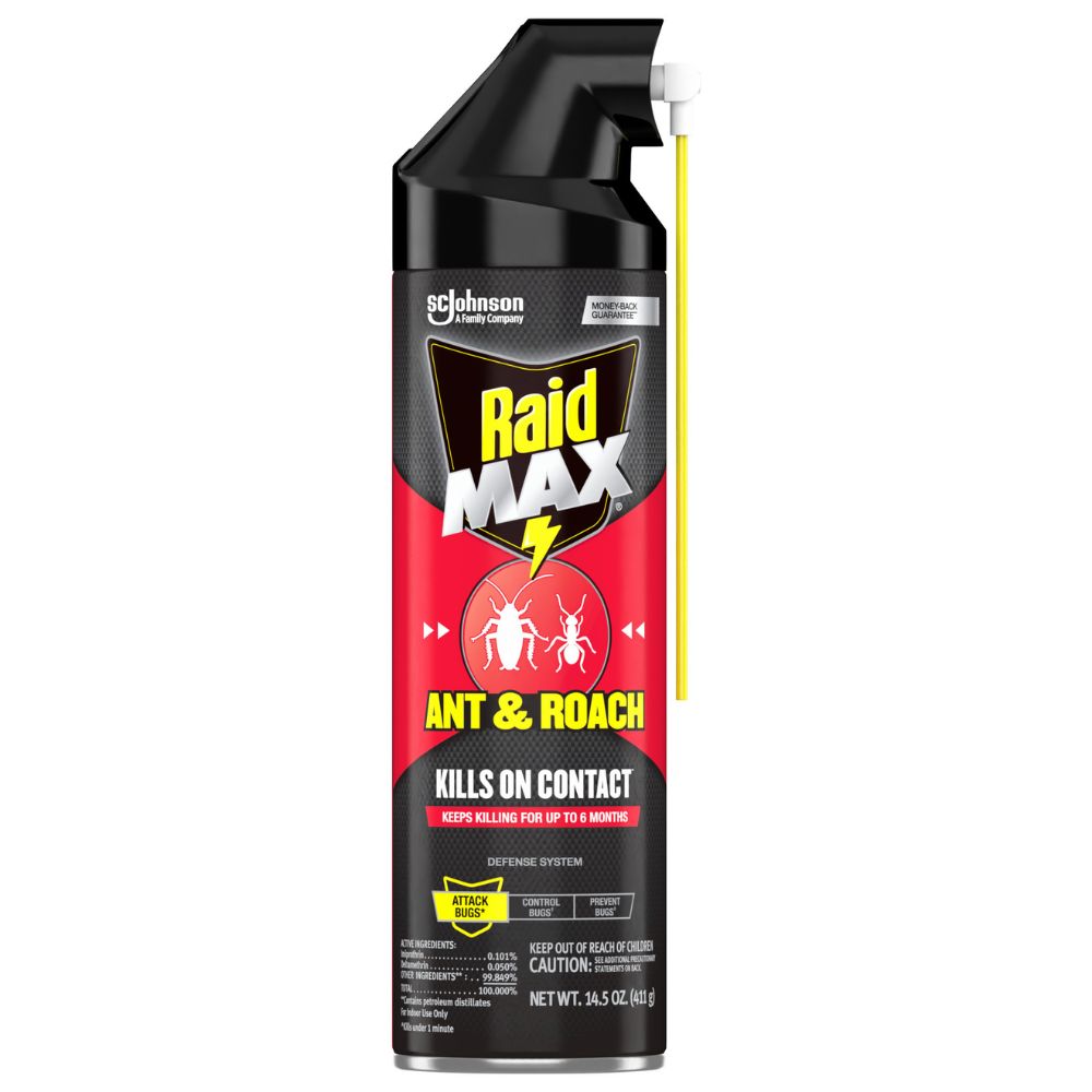 Raid Max Ant & Roach Defense System 411g Insecticida