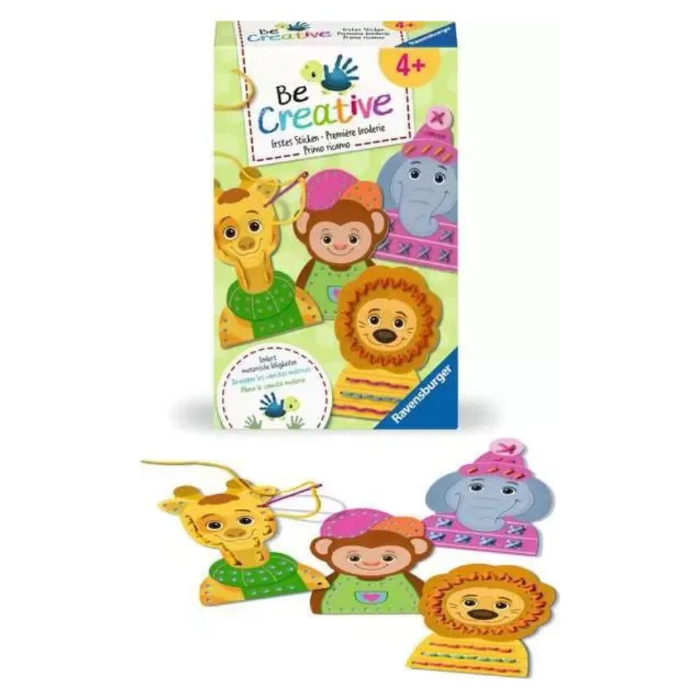 Ravensburger Be Creative Mi Primer Bordado Animals 4+