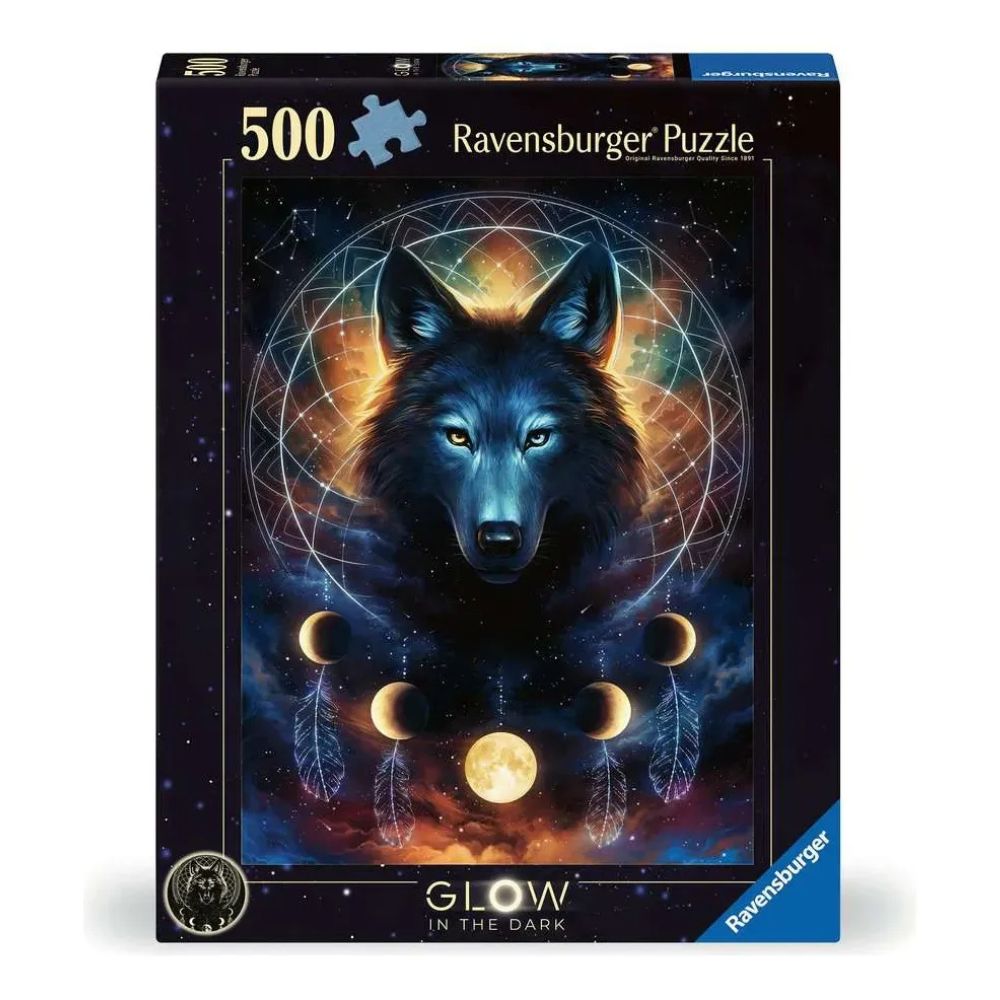 Ravensburger Rompecabezas Lunar Wolf 500 pzs