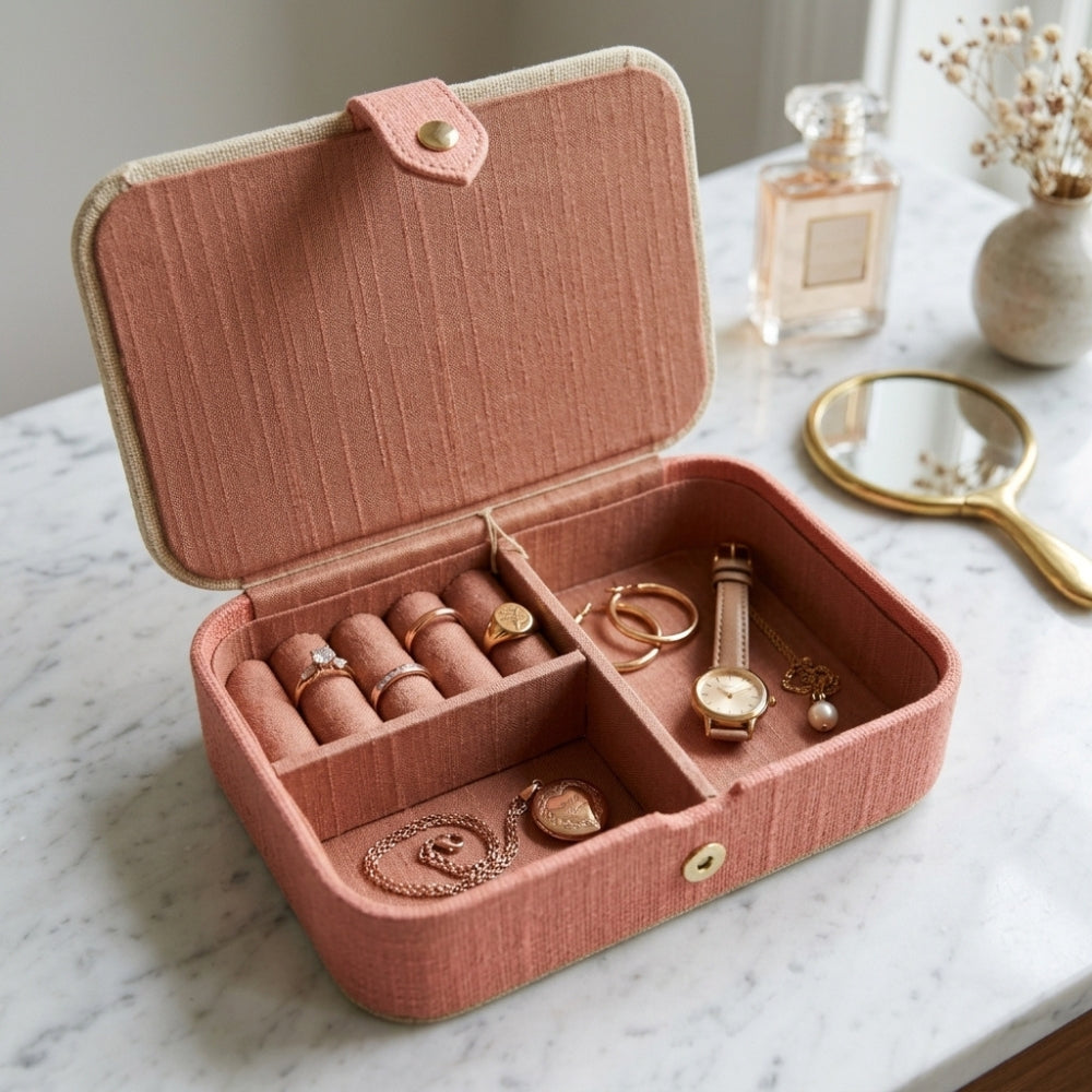 Mini Joyero Jewelry Organizer Pink
