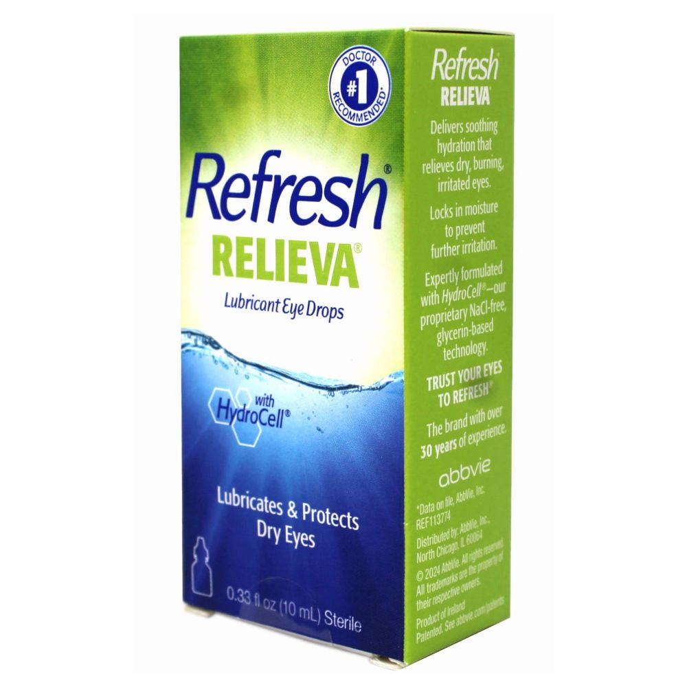 Refresh Relieva Lubricant Eye Drops 10ml