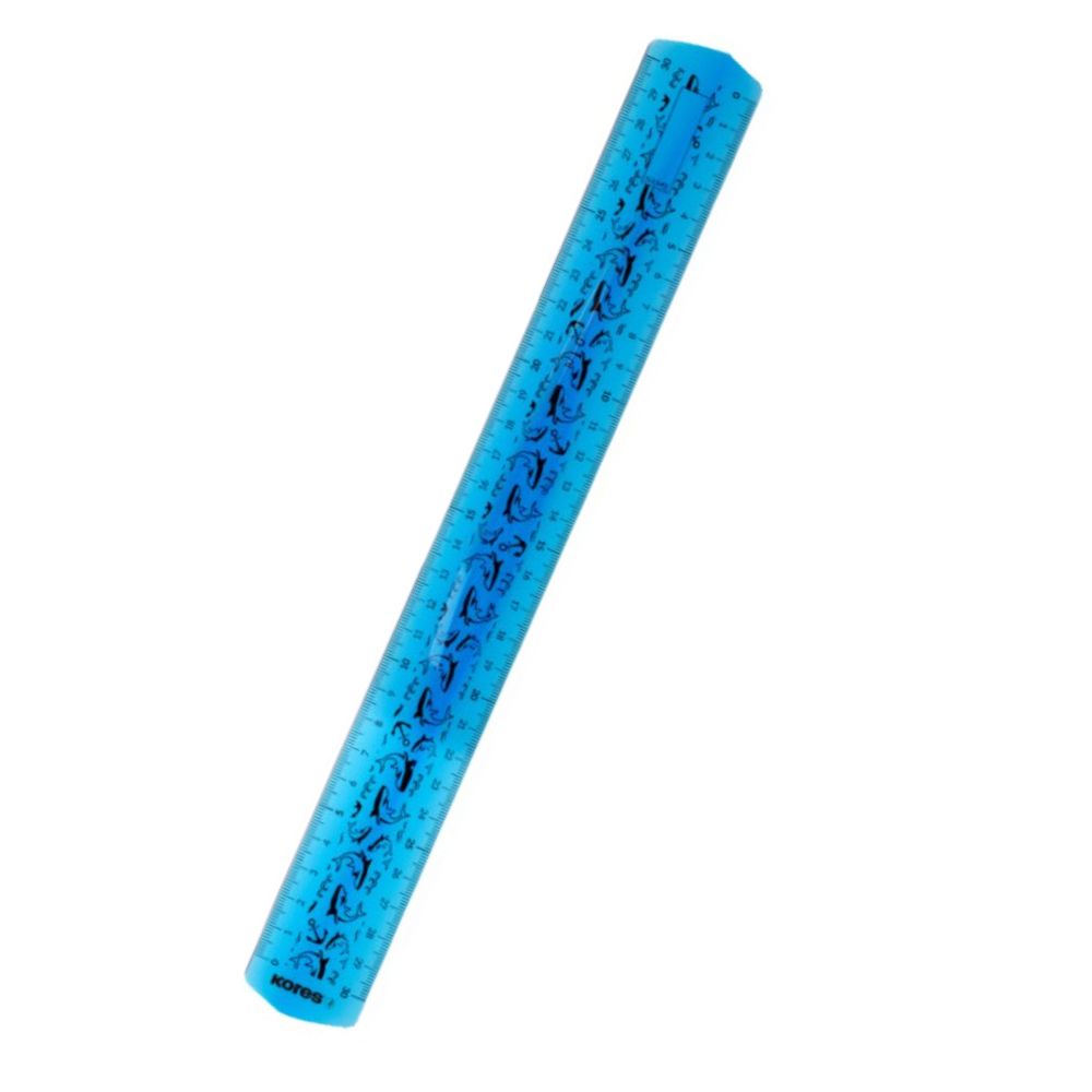 Kores Regla Elastica de 30cm Colores Surtidos 1 Und