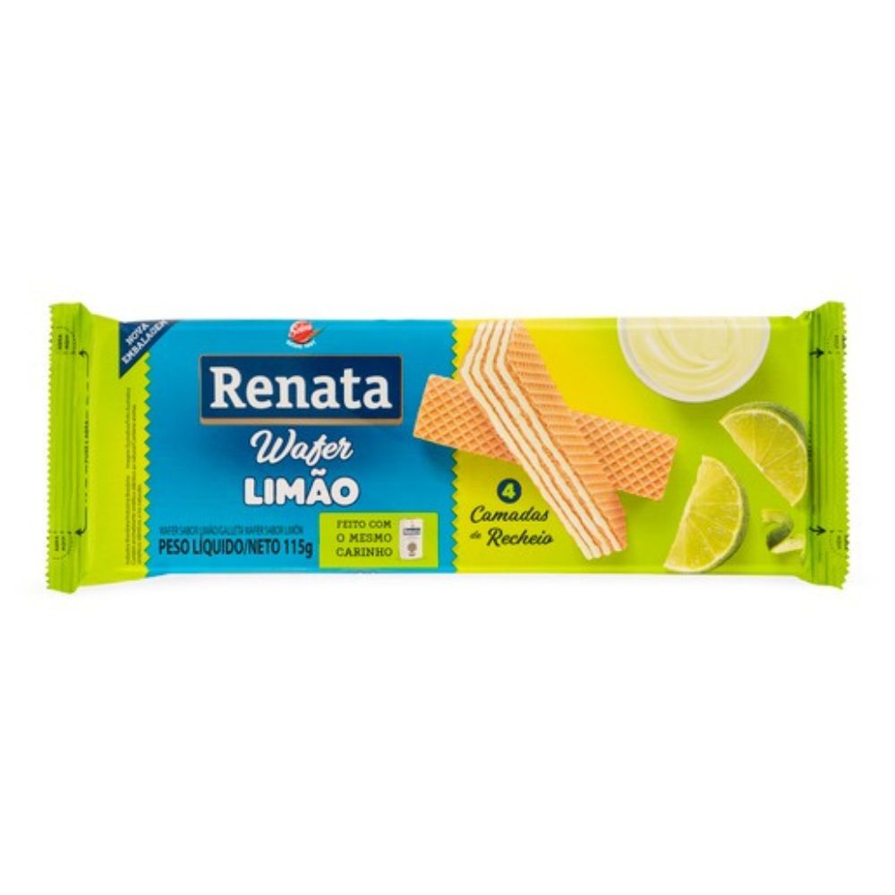 Renata Wafer Sabor Limón 115gr