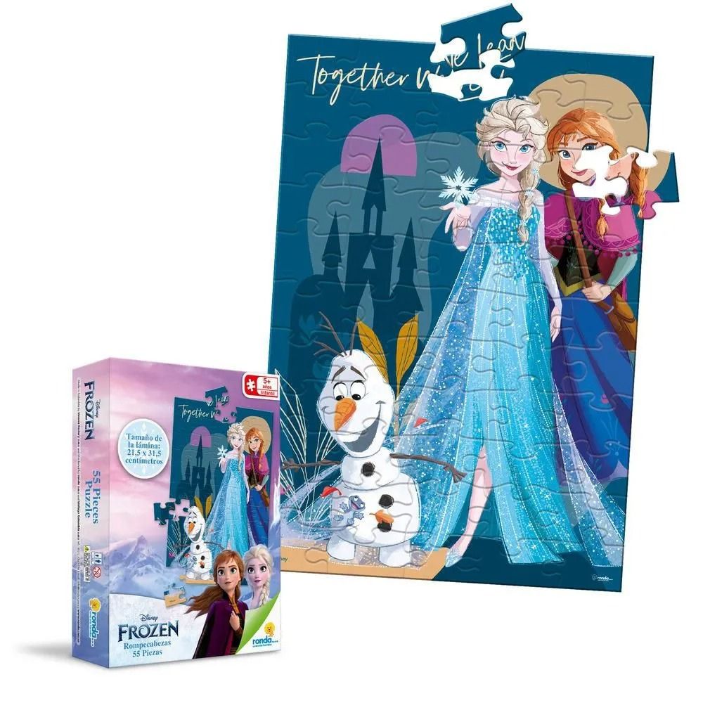 Ronda Rompecabezas Disney Frozen 5+ 55Pzs