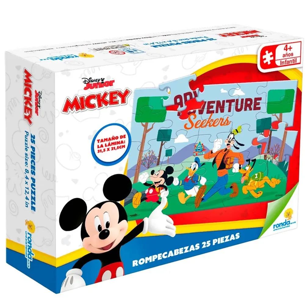 Ronda Rompecabezas Disney Junior Mickey 4+ 25Pzs