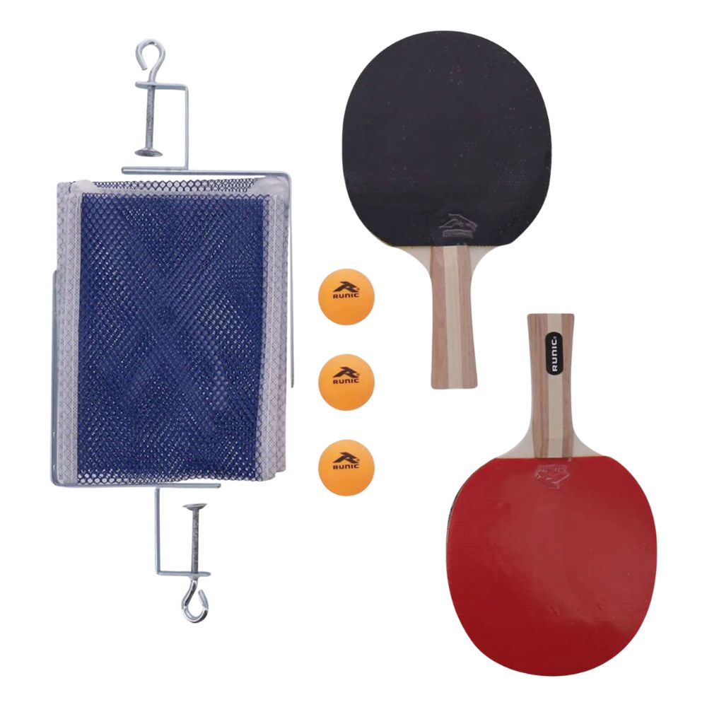 Runic Set Completo De Ping Pong Three Star 2Jugadores
